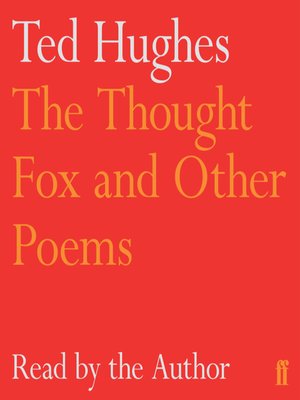 cover image of The Thought-Fox and Other Poems